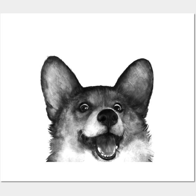 Corgi! Wall Art by LauraGraves